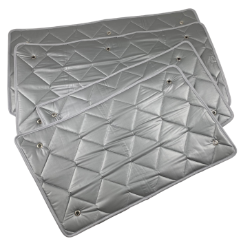 Thermomattenset T5 / T6 / T6.1 Multivan mit Sonnenschutzrollos und durchgehenden Fenstern PREMIUM